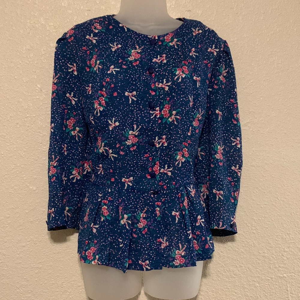 Sheer button up blouse